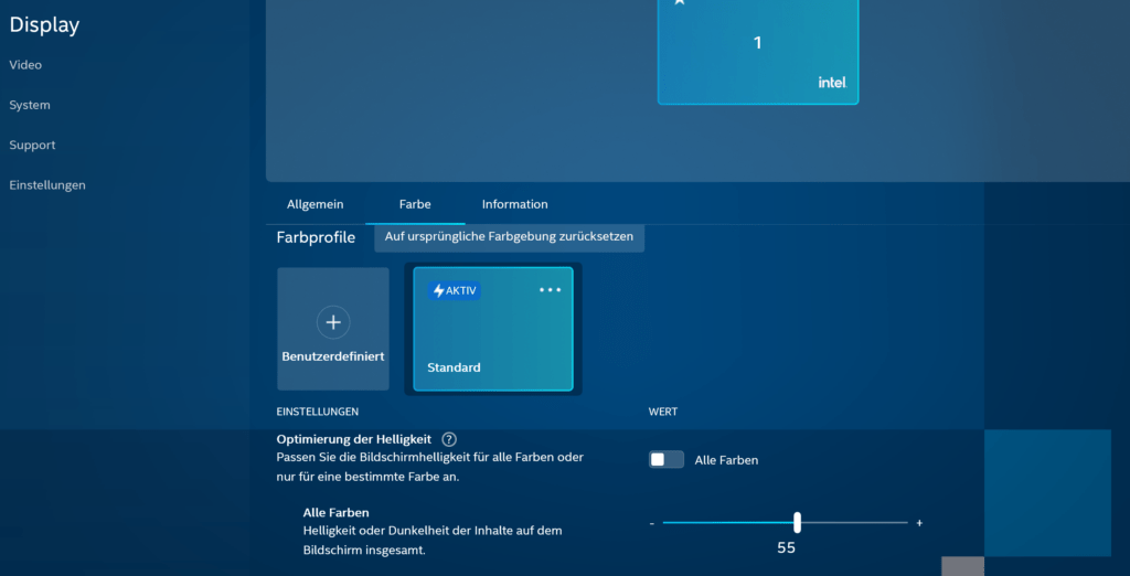 Samsung Galaxy Book3 Pro 360 Display Helligkeit