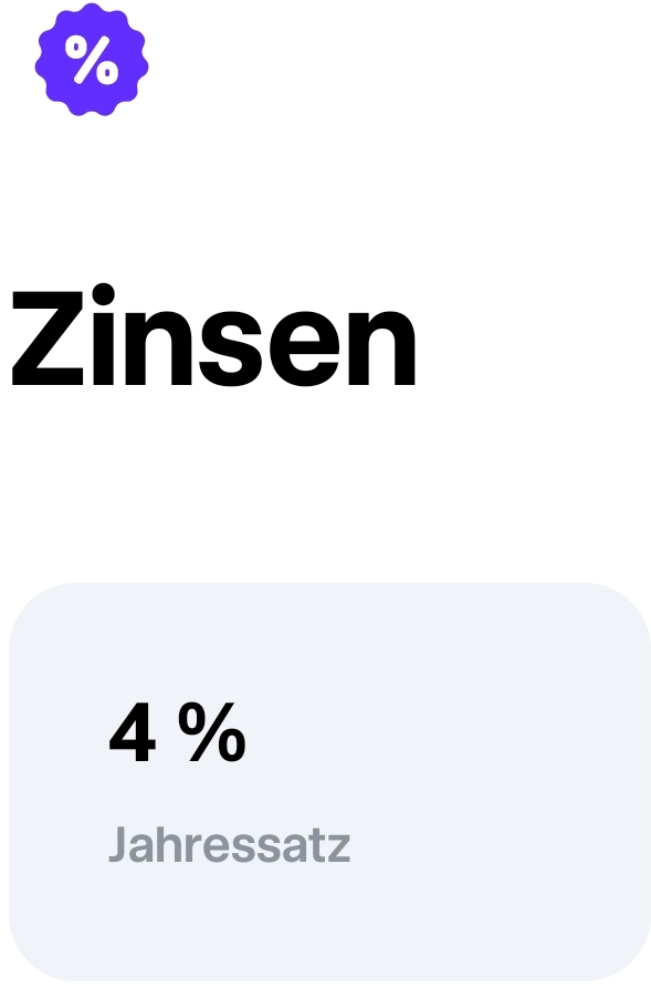 4 % Zinsen bei Trade Republic